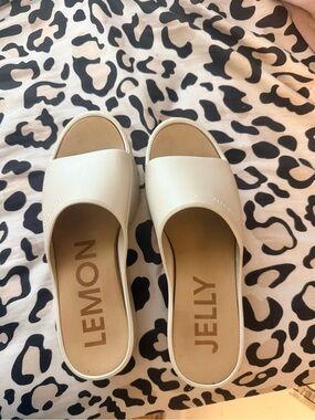 Women's lemon Jelly Slide Sandals